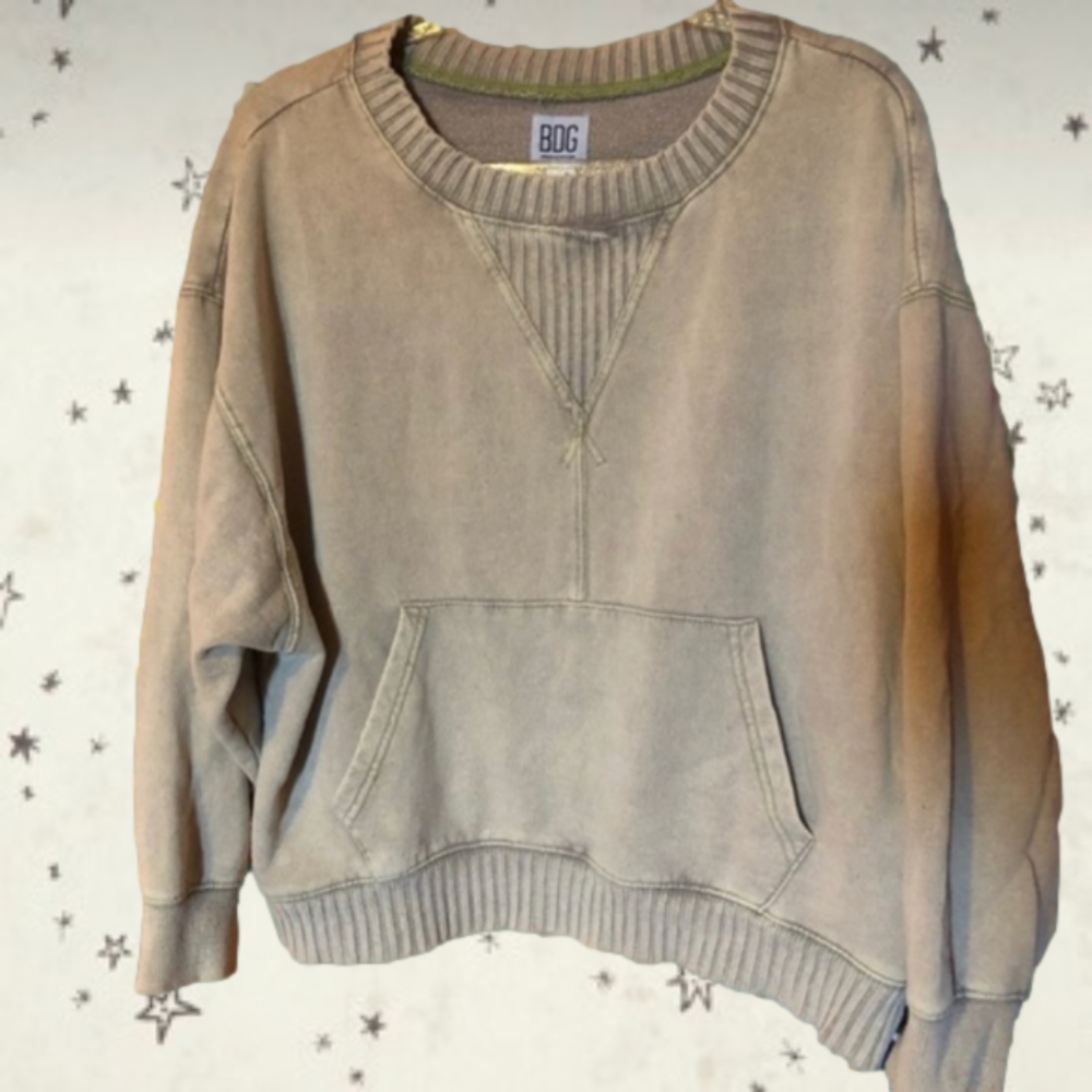 NWOT Urban Outfitters Oversized Ribbed Pullover Sweatshirt: Size S